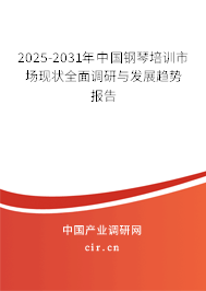 2025-2031年中國(guó)鋼琴培訓(xùn)市場(chǎng)現(xiàn)狀全面調(diào)研與發(fā)展趨勢(shì)報(bào)告