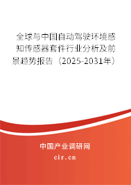 全球與中國(guó)自動(dòng)駕駛環(huán)境感知傳感器套件行業(yè)分析及前景趨勢(shì)報(bào)告（2026-2032年）