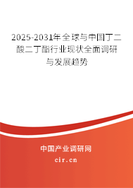 2025-2031年全球與中國丁二酸二丁酯行業(yè)現(xiàn)狀全面調(diào)研與發(fā)展趨勢