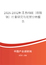 2026-2032年江西純堿（碳酸鈉）行業(yè)研究與前景分析報(bào)告