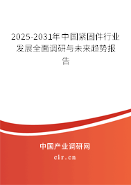 2025-2031年中國緊固件行業(yè)發(fā)展全面調(diào)研與未來趨勢報(bào)告 2025-2031年中國緊固件行業(yè)發(fā)展全面調(diào)研與未來趨勢報(bào)告