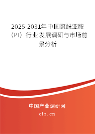 2025-2031年中國聚酰亞胺(PI)行業(yè)發(fā)展調研與市場前景分析 2025-2031年中國聚酰亞胺(PI)行業(yè)發(fā)展調研與市場前景分析