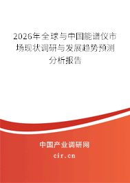 2026年全球與中國能譜儀市場現(xiàn)狀調(diào)研與發(fā)展趨勢預(yù)測分析報告