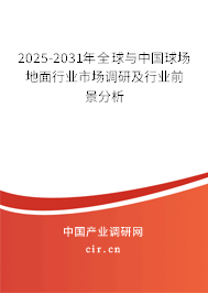 2025-2031年全球與中國球場地面行業(yè)市場調(diào)研及行業(yè)前景分析 2025-2031年全球與中國球場地面行業(yè)市場調(diào)研及行業(yè)前景分析
