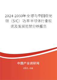2024-2030年全球與中國(guó)碳化硅（SIC）功率半導(dǎo)體行業(yè)現(xiàn)狀及發(fā)展前景分析報(bào)告