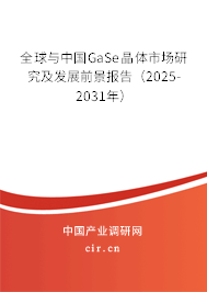 全球與中國GaSe晶體市場研究及發(fā)展前景報告（2025-2031年）