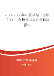 2024-2030年中國磷酸三乙酯(TEP)市場現(xiàn)狀與前景趨勢報告 2024-2030年中國磷酸三乙酯(TEP)市場現(xiàn)狀與前景趨勢報告
