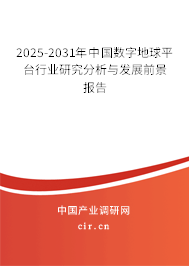 2025-2031年中國數(shù)字地球平臺行業(yè)研究分析與發(fā)展前景報(bào)告 2025-2031年中國數(shù)字地球平臺行業(yè)研究分析與發(fā)展前景報(bào)告