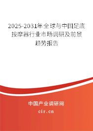 2025-2031年全球與中國足底按摩器行業(yè)市場調研及前景趨勢報告