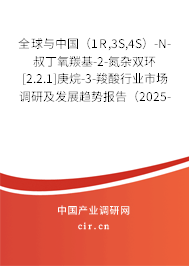 全球與中國（1R,3S,4S）-N-叔丁氧羰基-2-氮雜雙環(huán)[2.2.1]庚烷-3-羧酸行業(yè)市場調(diào)研及發(fā)展趨勢報告（2025-2031年）