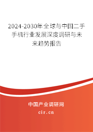 2024-2030年全球與中國(guó)二手手機(jī)行業(yè)發(fā)展深度調(diào)研與未來(lái)趨勢(shì)報(bào)告