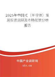 2025年中國(guó)IC(半導(dǎo)體)發(fā)展現(xiàn)狀調(diào)研及市場(chǎng)前景分析報(bào)告 2025年中國(guó)IC(半導(dǎo)體)發(fā)展現(xiàn)狀調(diào)研及市場(chǎng)前景分析報(bào)告