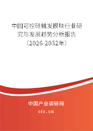 中國可控硅觸發(fā)模塊行業(yè)研究與發(fā)展趨勢分析報告（2025-2031年）
