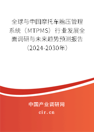 全球與中國(guó)摩托車(chē)胎壓管理系統(tǒng)（MTPMS）行業(yè)發(fā)展全面調(diào)研與未來(lái)趨勢(shì)預(yù)測(cè)報(bào)告（2024-2030年）