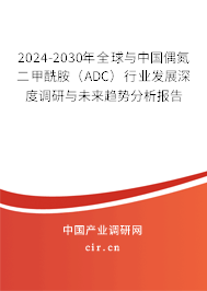 2024-2030年全球與中國偶氮二甲酰胺（ADC）行業(yè)發(fā)展深度調(diào)研與未來趨勢(shì)分析報(bào)告
