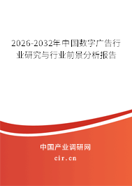 2024-2030年中國數(shù)字廣告行業(yè)研究與行業(yè)前景分析報告 2024-2030年中國數(shù)字廣告行業(yè)研究與行業(yè)前景分析報告