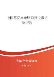 中國筆記本電腦項目投資咨詢報告 中國筆記本電腦項目投資咨詢報告
