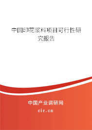 中國印花漿料項目可行性研究報告 中國印花漿料項目可行性研究報告