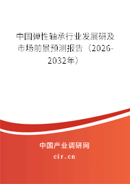中國彈性軸承行業(yè)發(fā)展研及市場前景預(yù)測報告(2025-2031年) 中國彈性軸承行業(yè)發(fā)展研及市場前景預(yù)測報告(2025-2031年)