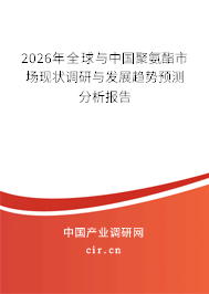 2026年全球與中國聚氨酯市場現(xiàn)狀調(diào)研與發(fā)展趨勢預測分析報告