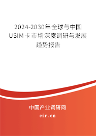 2024-2030年全球與中國USIM卡市場深度調(diào)研與發(fā)展趨勢報告