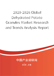 2020-2026 Global Dehydrated Potato Granules Market Research and Trends Analysis Report 2020-2026 Global Dehydrated Potato Granules Market Research and Trends Analysis Report