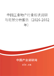 2025-2031年中國工業(yè)地產行業(yè)調研與前景趨勢報告