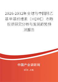 2026-2032年全球與中國羥乙基甲基纖維素(HEMC)市場現(xiàn)狀研究分析與發(fā)展趨勢預測報告 2026-2032年全球與中國羥乙基甲基纖維素(HEMC)市場現(xiàn)狀研究分析與發(fā)展趨勢預測報告