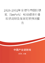 2026-2032年全球與中國釤鐵氮（SmFeN）粘結磁體行業(yè)現狀調研及發(fā)展前景預測報告
