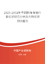 2024-2030年中國拖車車軸行業(yè)現(xiàn)狀研究分析及市場前景預(yù)測報告