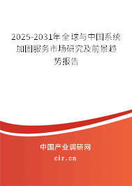2025-2031年全球與中國系統(tǒng)加固服務(wù)市場研究及前景趨勢報(bào)告 2025-2031年全球與中國系統(tǒng)加固服務(wù)市場研究及前景趨勢報(bào)告