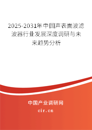 2025-2031年中國聲表面波濾波器行業(yè)發(fā)展深度調(diào)研與未來趨勢分析