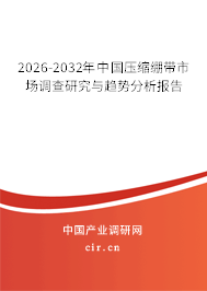 2026-2032年中國壓縮繃帶市場調查研究與趨勢分析報告