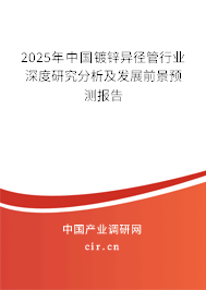 2025年中國(guó)鍍鋅異徑管行業(yè)深度研究分析及發(fā)展前景預(yù)測(cè)報(bào)告