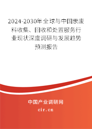 2024-2030年全球與中國(guó)汞廢料收集、回收和處置服務(wù)行業(yè)現(xiàn)狀深度調(diào)研與發(fā)展趨勢(shì)預(yù)測(cè)報(bào)告