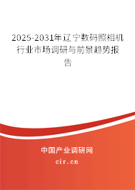 2025-2031年遼寧數(shù)碼照相機行業(yè)市場調(diào)研與前景趨勢報告