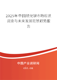 2025年中國(guó)硫化銻市場(chǎng)現(xiàn)狀調(diào)查與未來(lái)發(fā)展前景趨勢(shì)報(bào)告