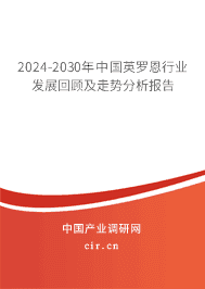 2023-2029年中國英羅恩行業(yè)發(fā)展回顧及走勢分析報告