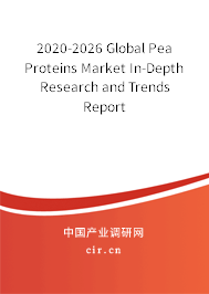 2020-2026 Global Pea Proteins Market In-Depth Research and Trends Report 2020-2026 Global Pea Proteins Market In-Depth Research and Trends Report