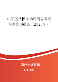 中國壓鑄模市場調(diào)研與發(fā)展前景預測報告（2026年）