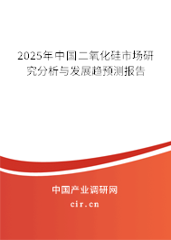 2025年中國二氧化硅市場研究分析與發(fā)展趨預測報告 2025年中國二氧化硅市場研究分析與發(fā)展趨預測報告