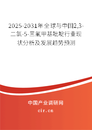 2025-2031年全球與中國(guó)2,3-二氯-5-三氟甲基吡啶行業(yè)現(xiàn)狀分析及發(fā)展趨勢(shì)預(yù)測(cè)