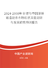 2024-2030年全球與中國落錘鍛造鏈條市場現(xiàn)狀深度調(diào)研與發(fā)展趨勢預測報告