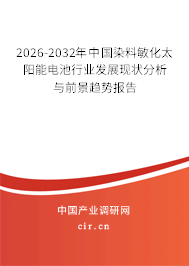 2026-2032年中國(guó)染料敏化太陽(yáng)能電池行業(yè)發(fā)展現(xiàn)狀分析與前景趨勢(shì)報(bào)告 2026-2032年中國(guó)染料敏化太陽(yáng)能電池行業(yè)發(fā)展現(xiàn)狀分析與前景趨勢(shì)報(bào)告
