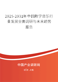2025-2031年中國數字音樂行業(yè)發(fā)展全面調研與未來趨勢報告 2025-2031年中國數字音樂行業(yè)發(fā)展全面調研與未來趨勢報告