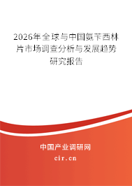 2026年全球與中國氨芐西林片市場調(diào)查分析與發(fā)展趨勢研究報告 2026年全球與中國氨芐西林片市場調(diào)查分析與發(fā)展趨勢研究報告