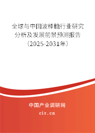全球與中國(guó)波棒糖行業(yè)研究分析及發(fā)展前景預(yù)測(cè)報(bào)告（2025-2031年）