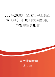 2024-2030年全球與中國聚乙烯(PE)市場現(xiàn)狀深度調(diào)研與發(fā)展趨勢報(bào)告 2024-2030年全球與中國聚乙烯(PE)市場現(xiàn)狀深度調(diào)研與發(fā)展趨勢報(bào)告