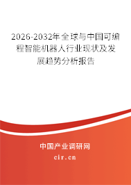 2026-2032年全球與中國(guó)可編程智能機(jī)器人行業(yè)現(xiàn)狀及發(fā)展趨勢(shì)分析報(bào)告