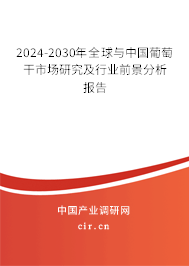 2024-2030年全球與中國葡萄干市場研究及行業(yè)前景分析報告